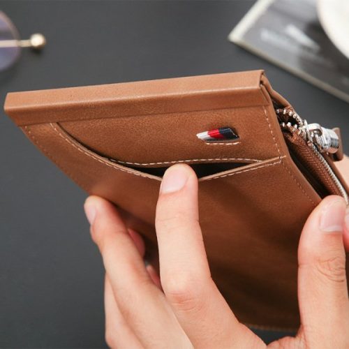 Men's and Women's Long Double Zipper Multi-function Card Holder - Image 3