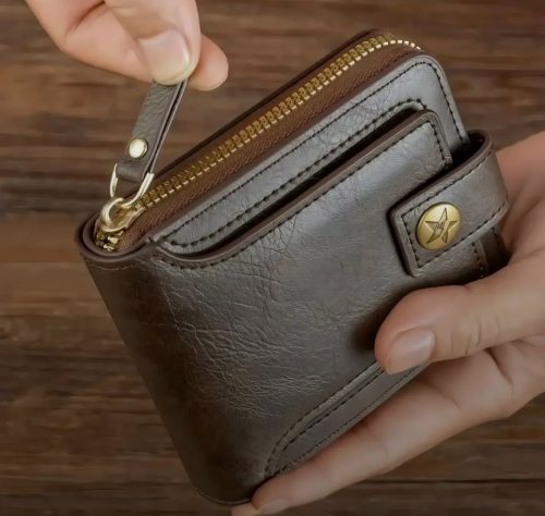 Multifunction EVGATSAUTO Brand Leather Zipper wallet - Image 6