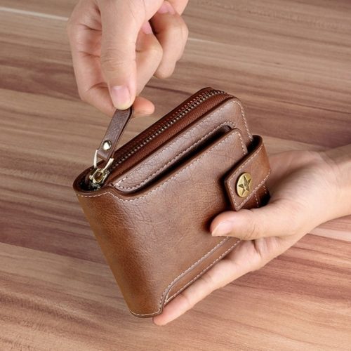Multifunction EVGATSAUTO Brand Leather Zipper wallet - Image 4