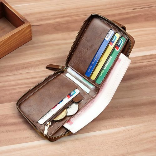 Multifunction EVGATSAUTO Brand Leather Zipper wallet - Image 10