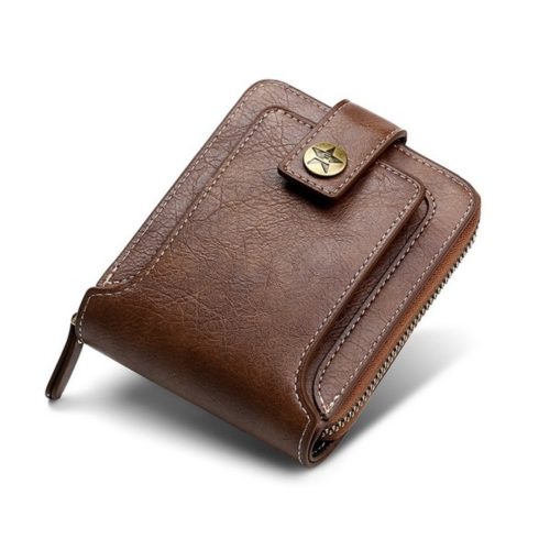 Multifunction EVGATSAUTO Brand Leather Zipper wallet - Image 3