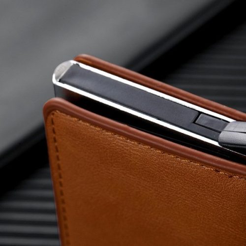 Automatic Pop-Up Anti-Theft Rfid Slim Credit Card Holder And Aluminum Metal Box Men's Multi-Card Slot - Image 5