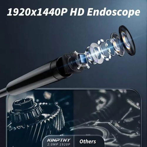 7 mm Sewer Industrial Endoscope Piping Endoscopy Type C Flexible Snake Mini Camera 3 In 1 Automotive Borescope For Smart Phone - Image 5