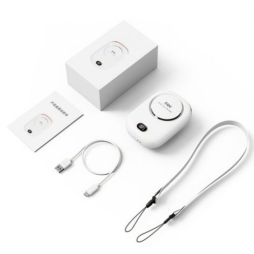 Portable Original Mini Waist Fan, Waist Clip Bladeless Neck Fan USB Rechargeable Wireless Hanging for Outdoor Travel - Image 8
