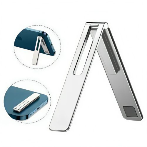 Ultra-Thin Premium Metal Folding Mobile Phone Stand - Image 2