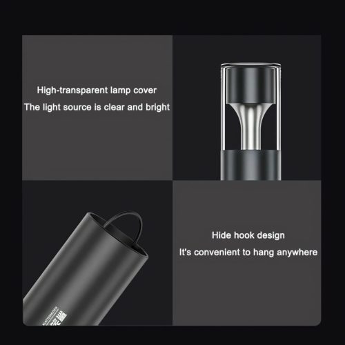 Luxury Metal Body Multi Functional 7 in1 Rechargeable Waterproof Emergency Light - Image 4