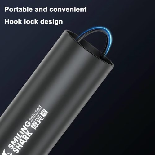 Luxury Metal Body Multi Functional 7 in1 Rechargeable Waterproof Emergency Light - Image 7