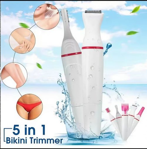 Multifunction Portable 5 in 1 Electric Epilator Painless Trimmer For Eyebrow Body Bikini Facial Hair Removal Hair Shaver For Women - Image 3