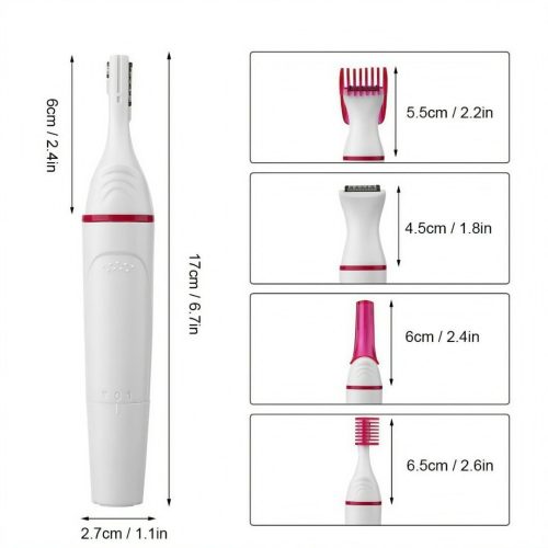 Multifunction Portable 5 in 1 Electric Epilator Painless Trimmer For Eyebrow Body Bikini Facial Hair Removal Hair Shaver For Women - Image 10