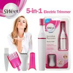 Multifunction Portable 5 in 1 Electric Epilator Painless Trimmer For Eyebrow Body Bikini Facial Hair Removal Hair Shaver For Women