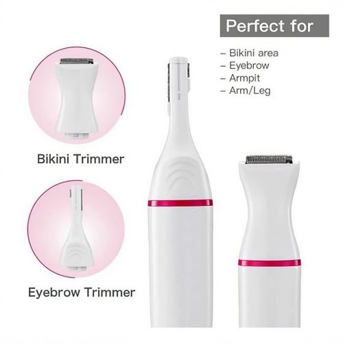 Multifunction Portable 5 in 1 Electric Epilator Painless Trimmer For Eyebrow Body Bikini Facial Hair Removal Hair Shaver For Women - Image 4