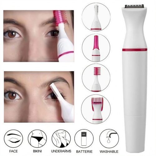 Multifunction Portable 5 in 1 Electric Epilator Painless Trimmer For Eyebrow Body Bikini Facial Hair Removal Hair Shaver For Women - Image 2