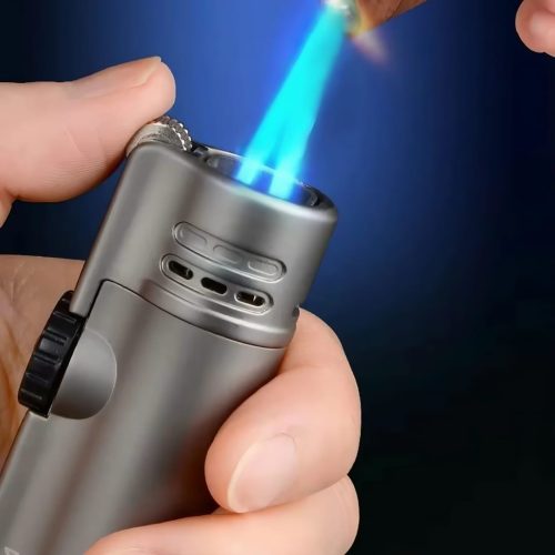 Luxury wheel ignition direct punching windproof new 4 fire direct injection with cigarette lighter - Image 10