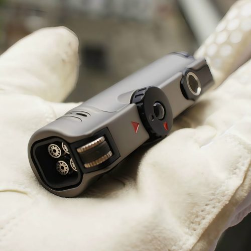 Luxury wheel ignition direct punching windproof new 4 fire direct injection with cigarette lighter - Image 4