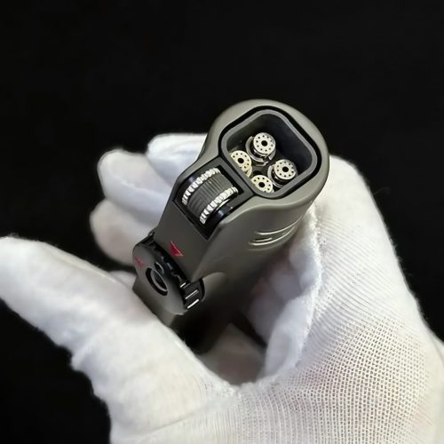 Luxury wheel ignition direct punching windproof new 4 fire direct injection with cigarette lighter - Image 6
