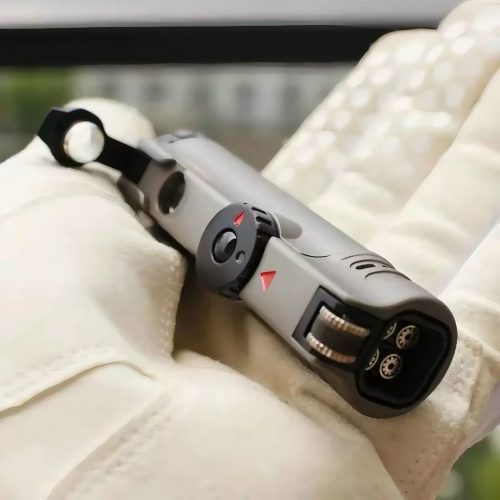 Luxury wheel ignition direct punching windproof new 4 fire direct injection with cigarette lighter - Image 5
