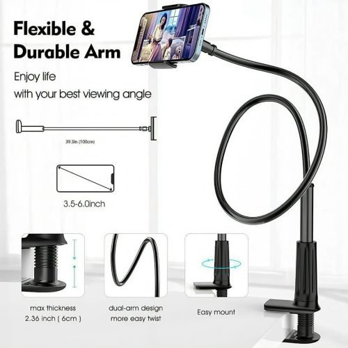 360° Rotating Stand Holder For Tablets And Smartphones (100CM) - Image 10
