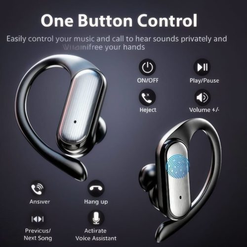 New A520 Tws BT 5.3 Hanging Ears Earhook Gym Sports Wireless Earbuds 9D Stereo Waterproof Ear Hook Headsets - Image 5