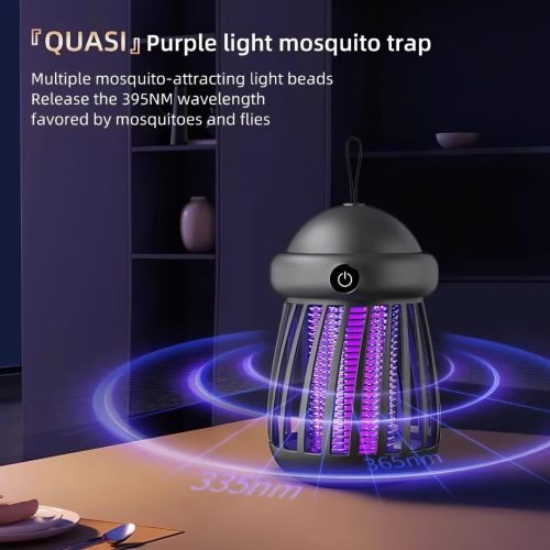 Portable USB Rechargeable Electric Shock Mosquito Killer Lamp - Image 3