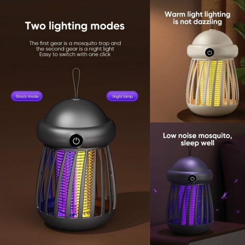 Portable USB Rechargeable Electric Shock Mosquito Killer Lamp - Image 4