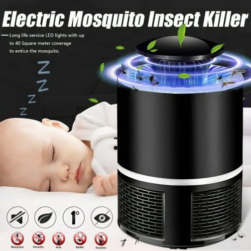 USB Electronics Mosquito Killer Trap Moth Fly Wasp LED Night Light Lamp