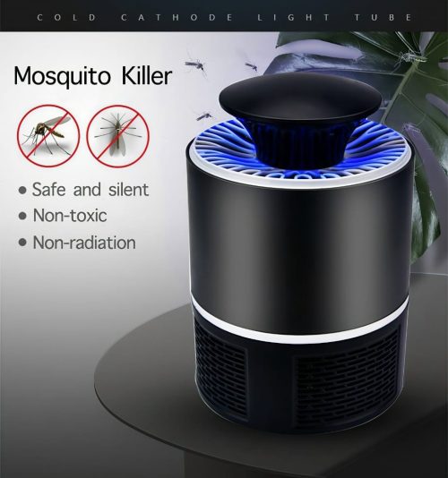 USB Electronics Mosquito Killer Trap Moth Fly Wasp LED Night Light Lamp - Image 2