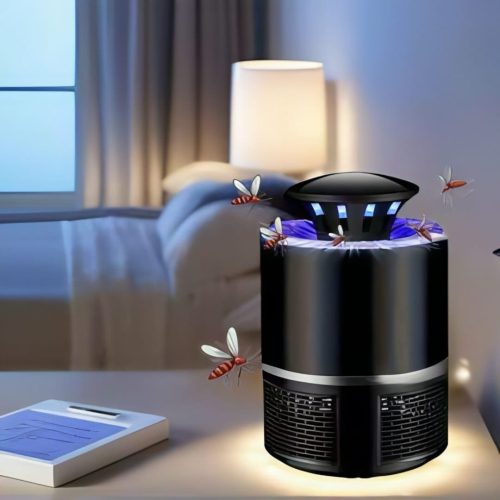 USB Electronics Mosquito Killer Trap Moth Fly Wasp LED Night Light Lamp - Image 3