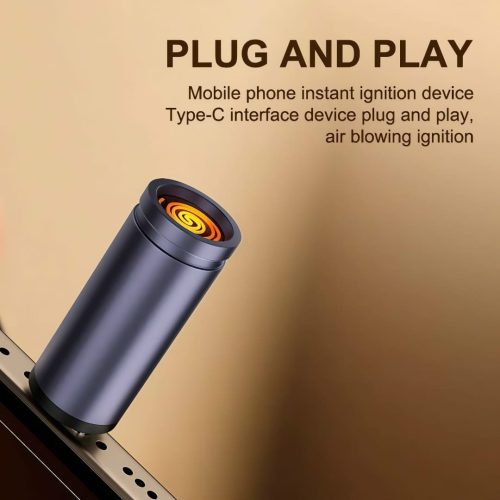 Electric USB Lighter With Safety Cap - Image 2