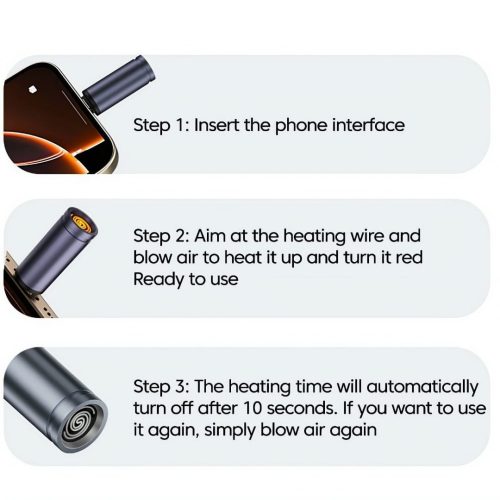 Electric USB Lighter With Safety Cap - Image 6