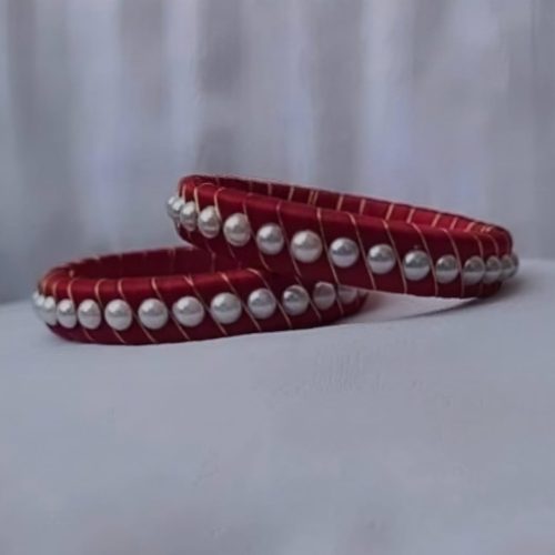 Formal Bangles Kada Set With Kundan - Image 5