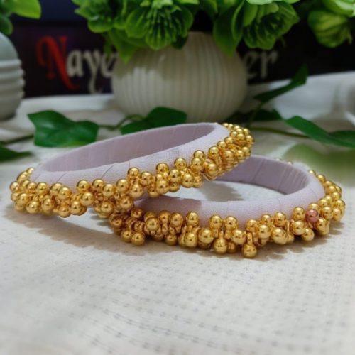 Formal Bangles Kada Set With Kundan - Image 8