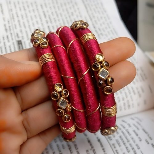 Bridal Chuda Kundan Lac Bangles For Weddings - Image 7