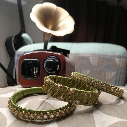 Bridal Chuda Kundan Lac Bangles For Weddings - Image 2