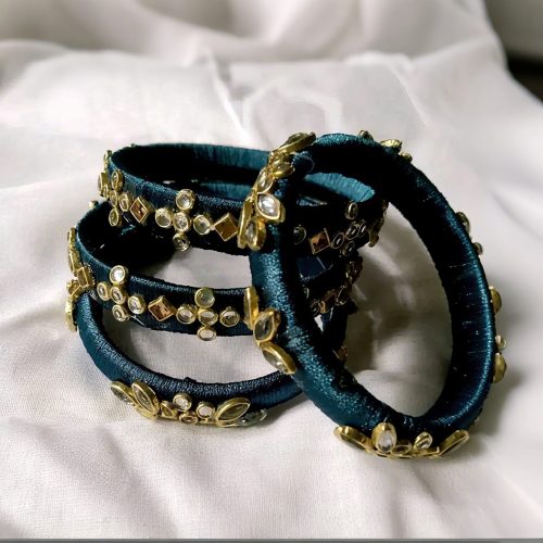 Bridal Chuda Kundan Lac Bangles For Weddings - Image 3
