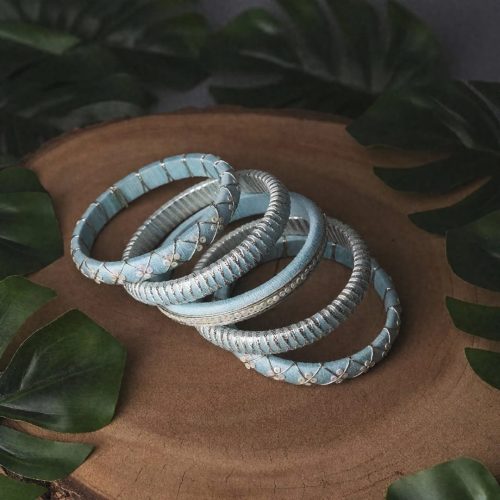 Churi Muri Kundan Festival Bracelet - Image 2