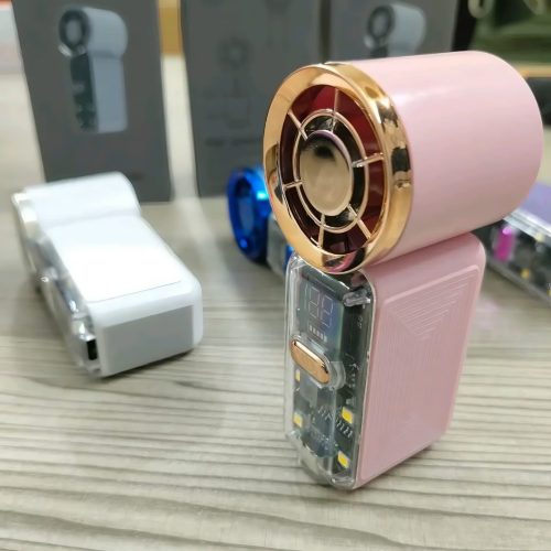 Mini Rechargeable Bladeless Fan With Cooling - Image 12