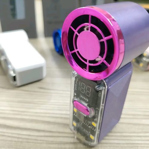 Mini Rechargeable Bladeless Fan With Cooling - Image 10