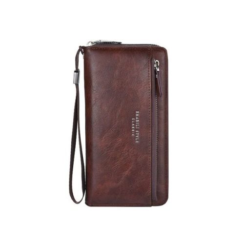 New Long Wallet Bag Soft Leather Zipper Youth Fashion And Mobile Phone Wallet - Image 8