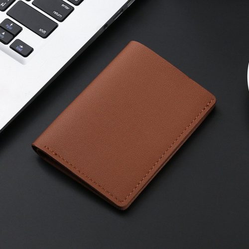 Ultra-Thin Men's And Women's Mini Leather Card Holder - Image 8