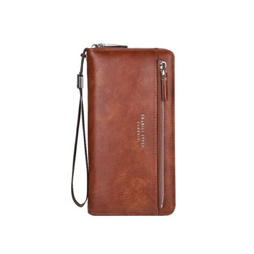 New Long Wallet Bag Soft Leather Zipper Youth Fashion And Mobile Phone Wallet - Image 10