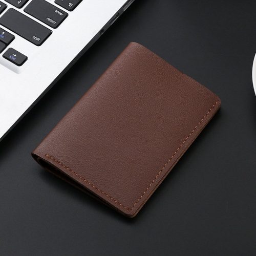 Ultra-Thin Men's And Women's Mini Leather Card Holder - Image 9
