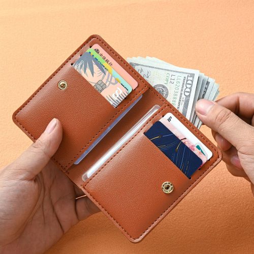 Ultra-Thin Men's And Women's Mini Leather Card Holder