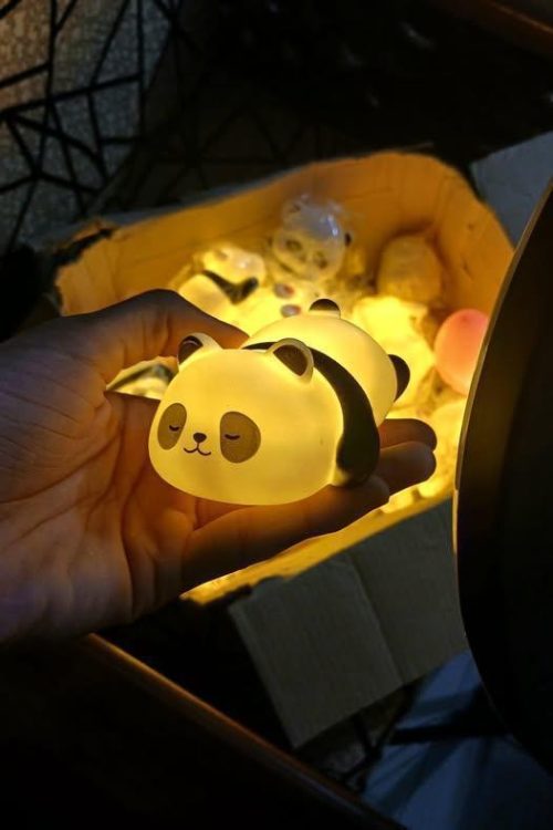 Most Demanding Cute Sleeping Panda LED Patting Lamp – Soft Glow Night Ligh - Image 10