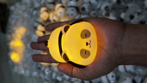Most Demanding Cute Sleeping Panda LED Patting Lamp – Soft Glow Night Ligh - Image 9