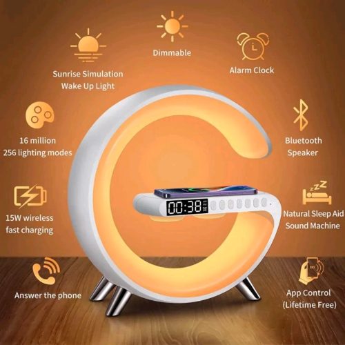 G63 Atmosphere RGB Light Bluetooth Speaker With Wireless Charging