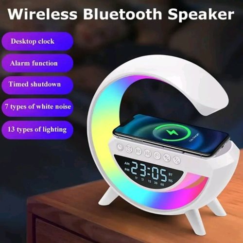 G63 Atmosphere RGB Light Bluetooth Speaker With Wireless Charging - Image 2