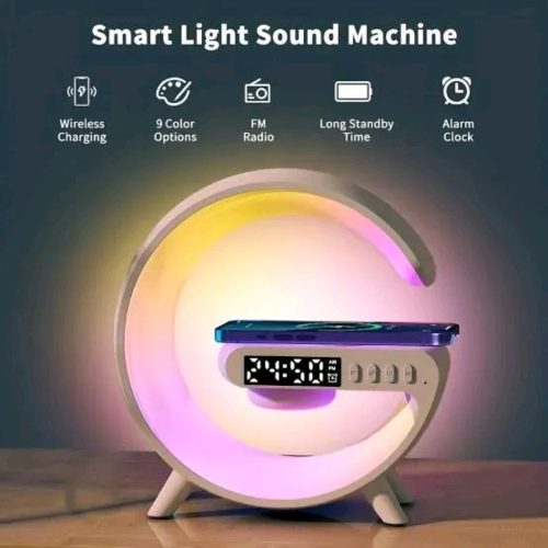 G63 Atmosphere RGB Light Bluetooth Speaker With Wireless Charging - Image 3