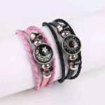 Trendy Couple Sun Moon Bracelet