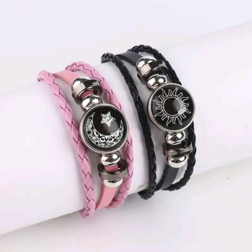 Trendy Couple Sun Moon Bracelet