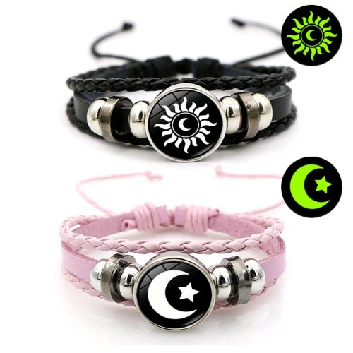 Trendy Couple Sun Moon Bracelet - Image 3